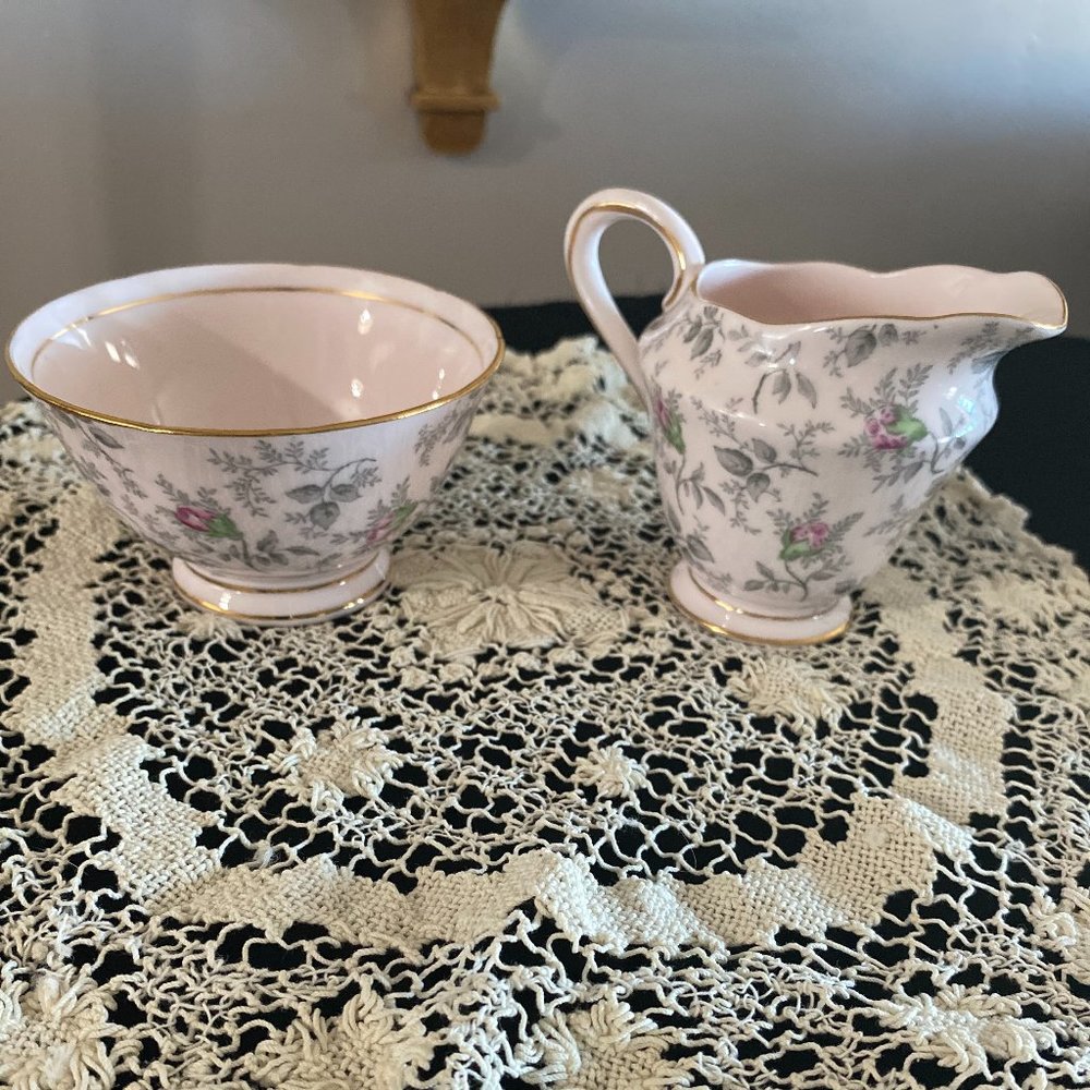 Sugar and Creamer, Tuscan China